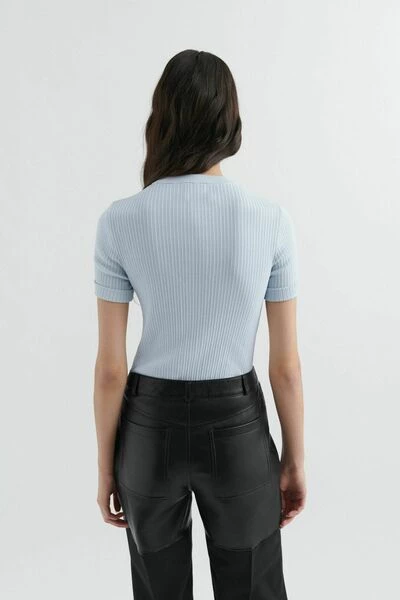 Axel Arigato T-shirts Honour Knit T-shirt Blue