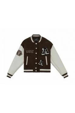 Axel Arigato Bomber Jackets Illusion Varsity Jacket Brown