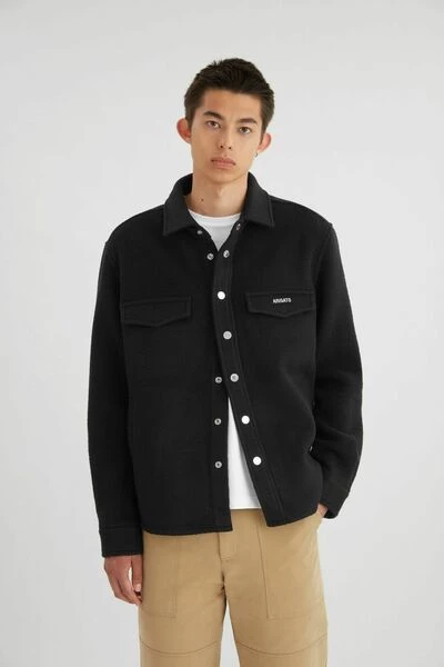 Axel Arigato Casual Overhemden Agenda Overshirt Black - Afbeelding 4