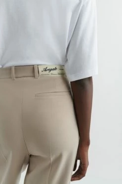 Axel Arigato Pantalons Jackie Pleat Trouser Beige