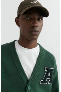 Axel Arigato Vesten Singular Knitted Cardigan Green