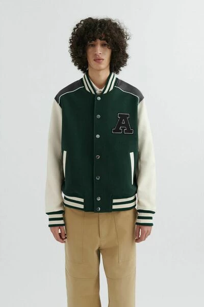 Axel Arigato Bomber Jackets Ivy Varsity Jacket Green