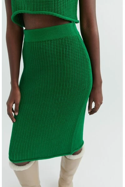 Axel Arigato Korte Rokken Grid Skirt Green - Afbeelding 6
