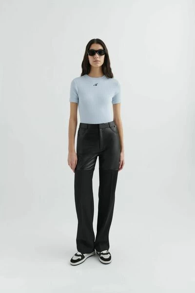 Axel Arigato T-shirts Honour Knit T-shirt Blue - Afbeelding 2