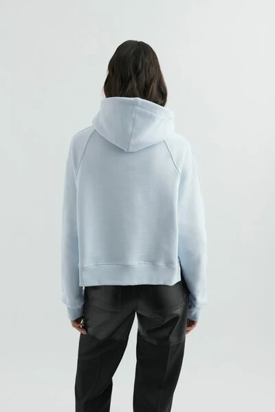 Axel Arigato Hoodies & Sweatvesten Rio Copped Hoodie Blue - Afbeelding 4