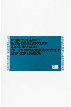 Axel Arigato Plaids Giant Cozy Blanket Blue