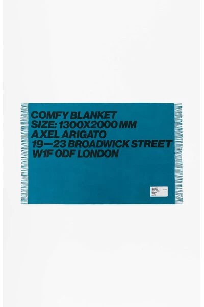 Axel Arigato Plaids Giant Cozy Blanket Blue