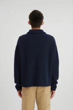 Axel Arigato Truien & Vesten Team Halfzip Sweater Blue