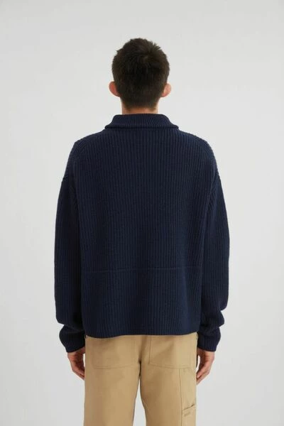 Axel Arigato Truien & Vesten Team Halfzip Sweater Blue