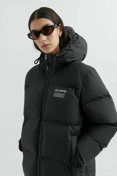 Axel Arigato Parka Jassen Lumia Down Puffer Coat Black - Afbeelding 4