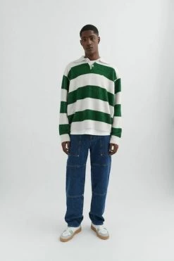 Axel Arigato Truien & Vesten Passage Polo Sweater Green