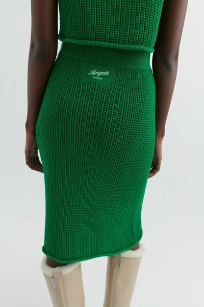 Axel Arigato Korte Rokken Grid Skirt Green - Afbeelding 5
