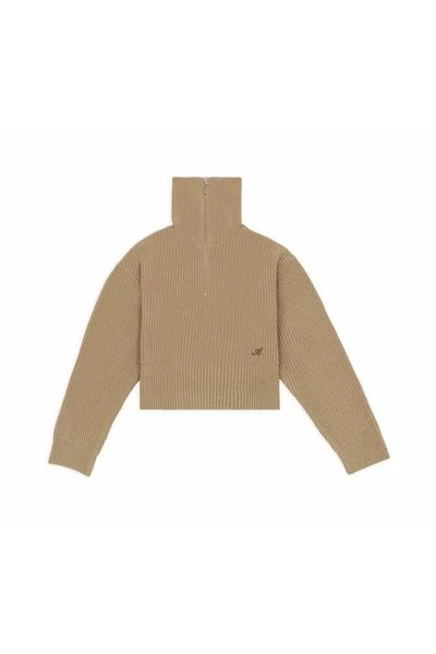 Axel Arigato Coltruien Desert Half Zip Sweater Beige - Afbeelding 2