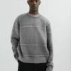 Axel Arigato Truien & Vesten Split Sweater Gray