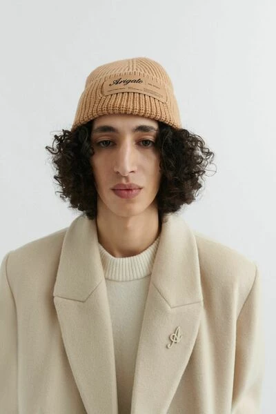 Axel Arigato Hoeden Principal Beanie Brown - Afbeelding 2