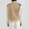 Axel Arigato Zomerjassen Ivy Varsity Jacket Beige