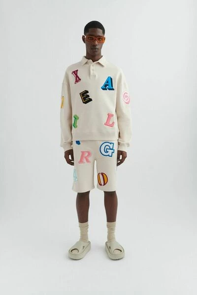 Axel Arigato Hoodies & Sweatvesten Inferno Polo Sweatshirt Beige - Afbeelding 3