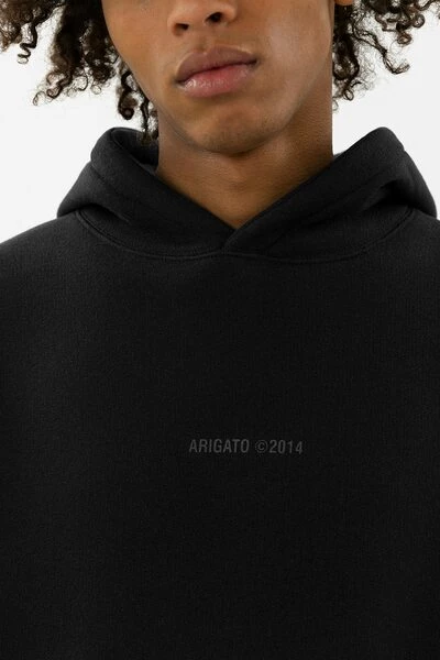 Axel Arigato Hoodies & Sweatvesten Monogram Hoodie Black - Afbeelding 4