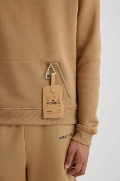 Axel Arigato Hoodies & Sweatvesten Tag Hoodie Beige - Afbeelding 4