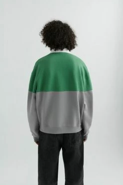 Axel Arigato Hoodies & Sweatvesten Unify Rubgy Polo Sweatshirt Green