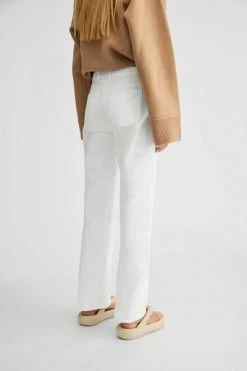 Axel Arigato Straight Jeans Rory Denim Trousers White