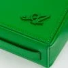 Axel Arigato Schoudertassen Cubic Monogram Leather Pouch Green