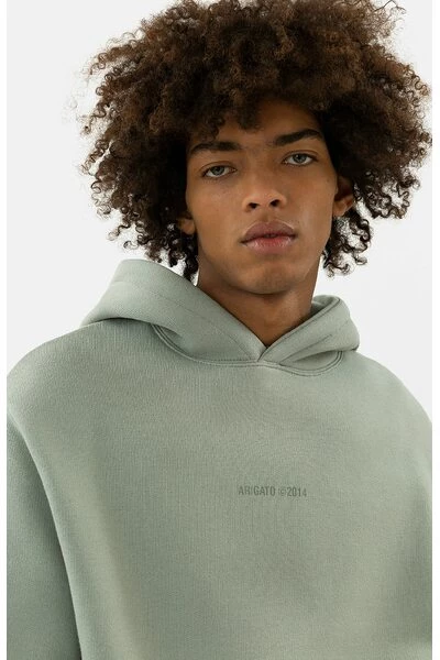 Axel Arigato Hoodies & Sweatvesten Monogram Hoodie Green - Afbeelding 6