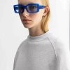 Axel Arigato Zonnebrillen Arena Rectangular Sunglasses Blue
