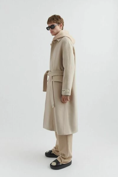 Axel Arigato Trenchcoats & Mantels Robe Wrap Coat Beige - Afbeelding 3