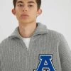 Axel Arigato Truien & Vesten Team Halfzip Sweater Gray