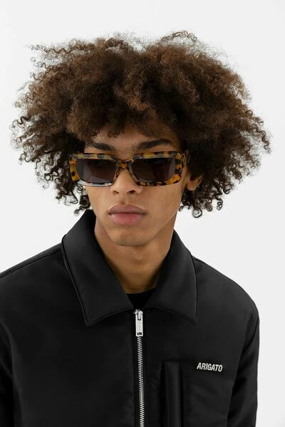 Axel Arigato Zonnebrillen Arena Rectangular Sunglasses Brown - Afbeelding 4