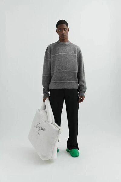 Axel Arigato Truien & Vesten Split Sweater Gray - Afbeelding 3