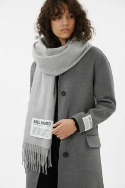 Axel Arigato Sjaals Logo B Bel Scarf Gray