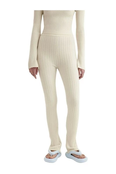 Axel Arigato Pantalons Signature Flare Pants Beige - Afbeelding 3