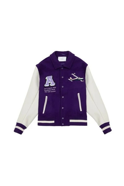 Axel Arigato Bomber Jackets Mayday Varsity Bomber Jacket Purple - Afbeelding 2