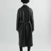 Axel Arigato Trenchcoats & Mantels Globe Leather Coat Black