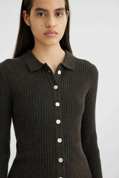 Axel Arigato Vesten Signature Cardigan Brown - Afbeelding 3