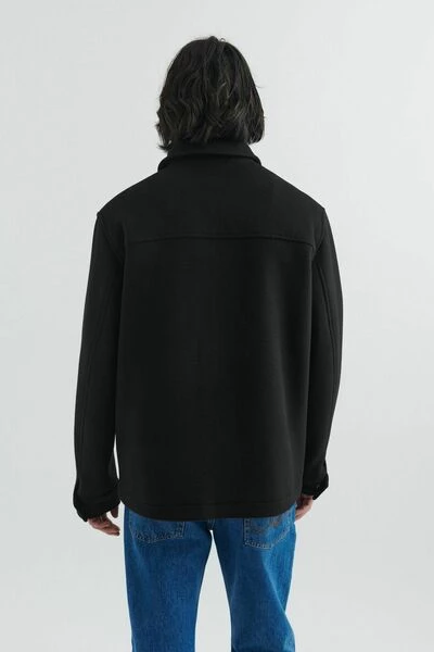 Axel Arigato Hoodies & Sweatvesten Campus Wool Shirt Black - Afbeelding 3