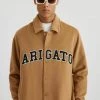 Axel Arigato Zomerjassen Coach Jacket Brown