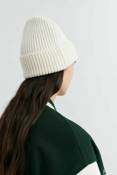Axel Arigato Hoeden Signature Beanie Beige - Afbeelding 3