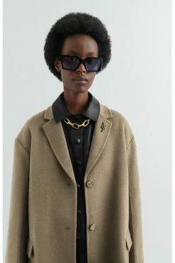 Axel Arigato Trenchcoats & Mantels Dawn Wool Coat Brown