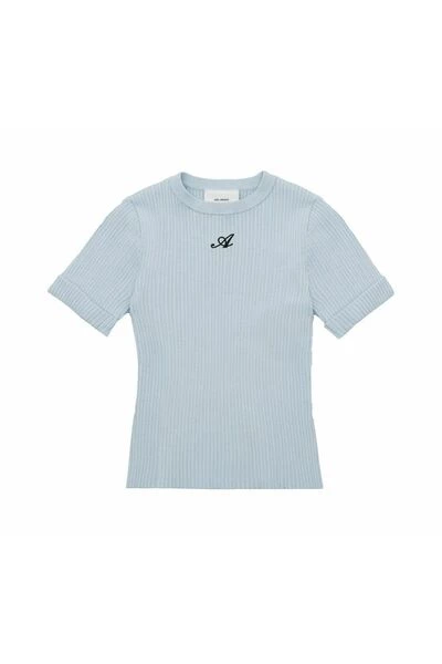 Axel Arigato T-shirts Honour Knit T-shirt Blue - Afbeelding 3