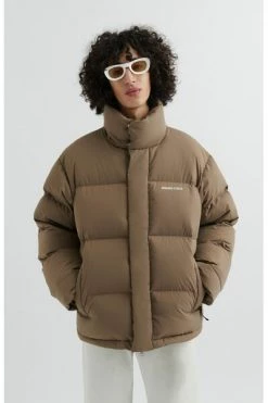 Axel Arigato Gewatteerde Jassen Halo Down Jacket Brown