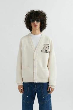 Axel Arigato Vesten Singular Knitted Cardigan Beige
