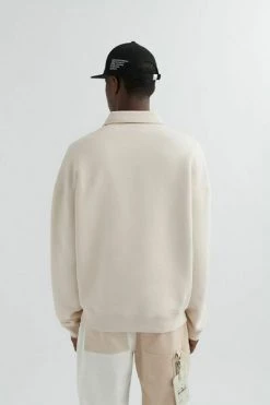 Axel Arigato Hoodies & Sweatvesten Signature Polo Sweatshirt Beige