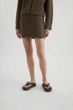 Axel Arigato Korte Rokken Routine Cable Skirt Brown