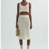 Axel Arigato Korte Rokken Grid Skirt Beige