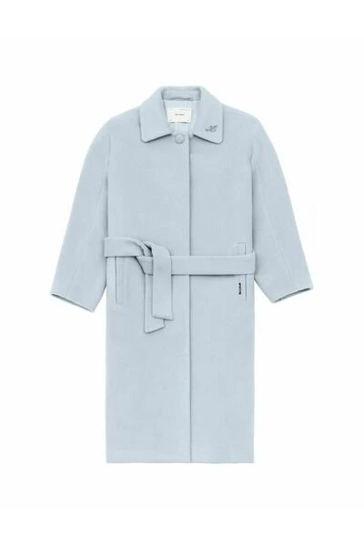 Axel Arigato Trenchcoats & Mantels Millenium Wool Coat Blue