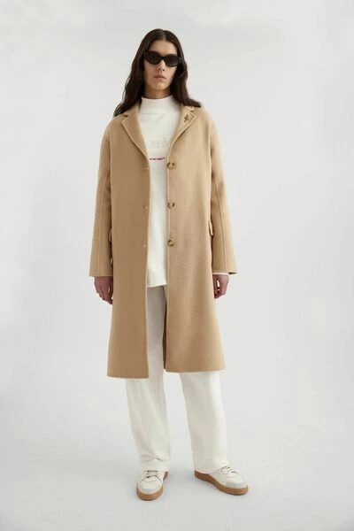 Axel Arigato Trenchcoats & Mantels Dawn Wool Coat Beige - Afbeelding 3