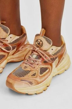 Axel Arigato Marathon Dip-Dye Sneakers Orange